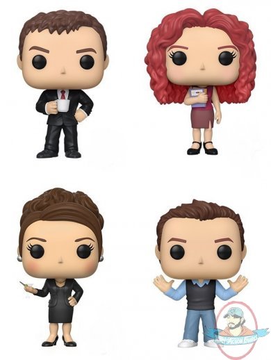 Pop! Television Will & Grace Set of 4 Vinyl Figures by Funko