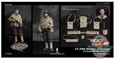 1/6 US 29th Infantry Technician France 1944 Special FP004B Facepool