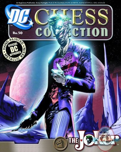 Dc Superhero Chess Magazine #50 Joker Black Knight Eaglemoss