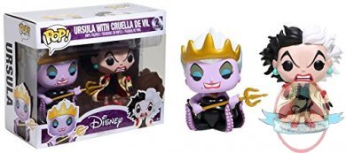 Funko POP! Ursula With Cruella De Vil 2 Pack Exclusive 