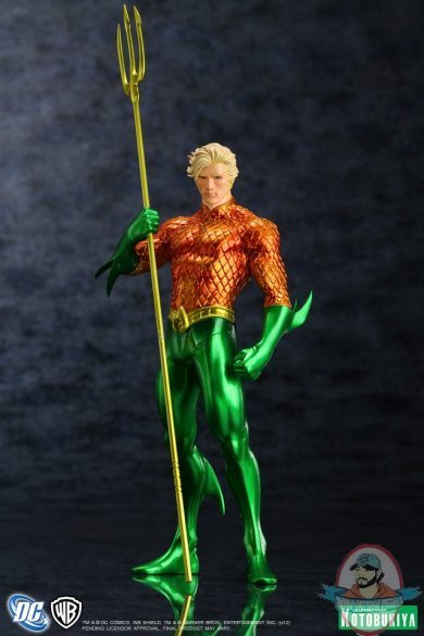DC Comics Aquaman New 52 Justice League ARTFX+ Statue by Kotobukiya 