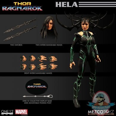 The One:12 Collective Marvel Thor: Ragnarok Ragnarok Hela Figure Mezco