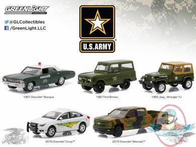 1:64 Motor World Dioramas U.S. Army Base by Greenlight