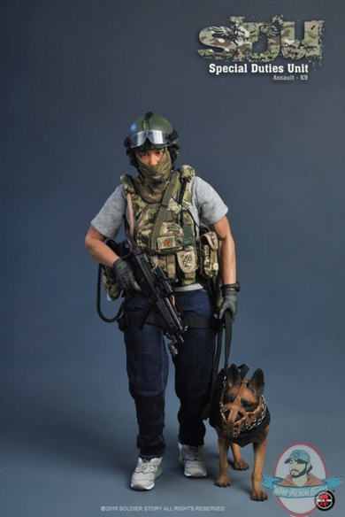 1/6 Scale Special Duties Unit Assaulter-K9 Figure Soldier Story SS 097