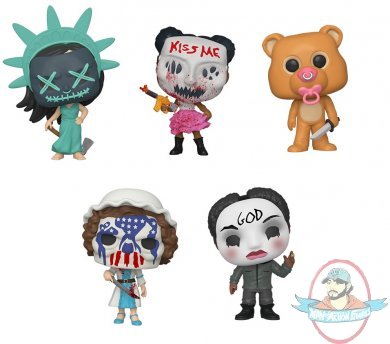 Pop! Movies The Purge Set of 5 Vinyl Figures Funko Pop! Movies The Purge Set of 5 Vinyl Figures Funko