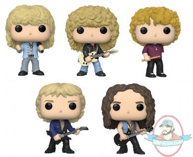 Pop! Rocks Def Leppard Set of 5 Figures Funko