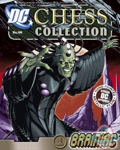 DC Superhero Chess Figure #64 Brainiac Black Pawn Eaglemoss