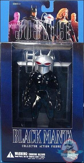 Justice League Alex Ross Series 2 Figure Black Manta Diamond JC Justice League Alex Ross Series 2 Figure Black Manta Diamond JC