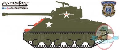 1:64 Battalion 64 Series 1 1952 M4 Sherman Tank U.S. Army Greenlight 1:64 Battalion 64 Series 1 1952 M4 Sherman Tank U.S. Army Greenlight