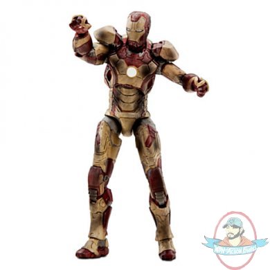 Marvel Select Iron Man Mark XLII Armor Battle Damaged Action Figure Marvel Select Iron Man Mark XLII Armor Battle Damaged Action Figure