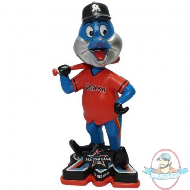 MLB 2017 Miami Marlins Billy Marlin Mascot BobbleHead Forever JC