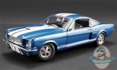 1:18 1966 GT 350 Supercharged Blue with White Stripes Acme