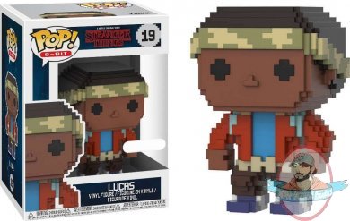 8-Bit Pop! Stranger Things Lucas #19 Vinyl Figure by Funko JC