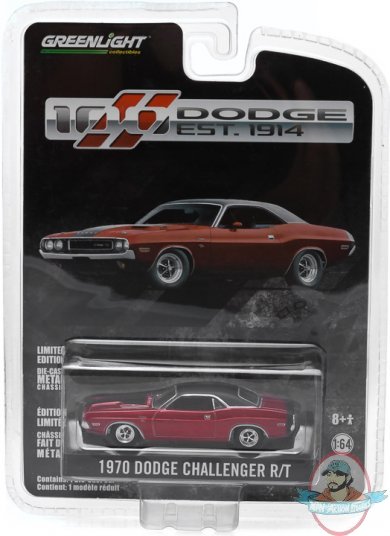 1:64 Anniversary Collection Series 2 1970 Dodge Challenger Greenlight