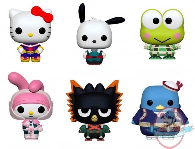 Pop Animation! Sanrio/My Hero Academia Set of 6 Vinyl Figures Funko Pop Animation! Sanrio/My Hero Academia Set of 6 Vinyl Figures Funko