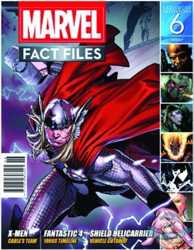 Marvel Fact Files # 6 Thor Cover Eaglemoss Marvel Fact Files # 6 Thor Cover Eaglemoss