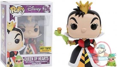 Pop! Disney Queen Of Hearts Hot Topic #234 Vinyl Figure Funko 