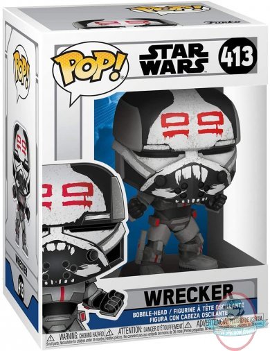 Pop! Star Wars Clone Wars Wrecker #413 Vinyl Figure Funko