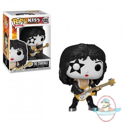 Pop! Rocks Kiss Starchild #122 Vinyl Figure Funko