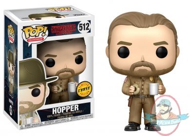 Pop! TV: Stranger Things Series 2 Hopper with Donut Chase Funko