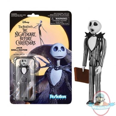 Nightmare Before Christmas Jack Skellington ReAction 3 3/4 Open Mouth