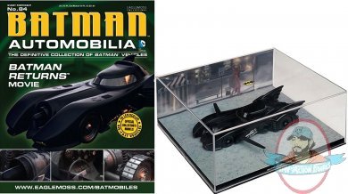 Dc Batman Automobilia Figurine #84 Batman Returns Batmobile Eaglemoss Dc Batman Automobilia Figurine #84 Batman Returns Batmobile Eaglemoss