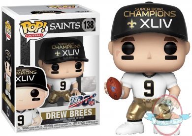 POP! NFL Saints Drew Brees Super Bowl Champions XLIV #138 Funko