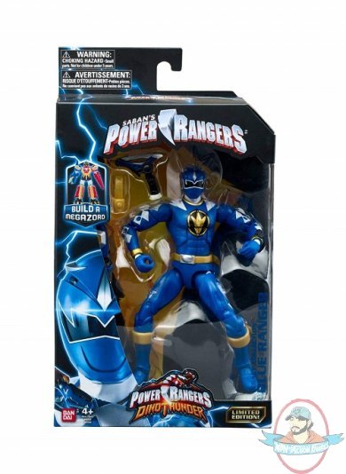 Power Rangers Legacy 6.5-Inch Dino Thunder Blue Figure Bandai
