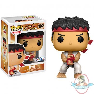 Pop! Games Street Fighter Ryu TRU #192 Vinyl Figure Funko JC 