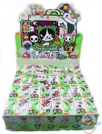Tokidoki Cactus Pets Mini Figure Case of 16 pieces Blind Mistery Box