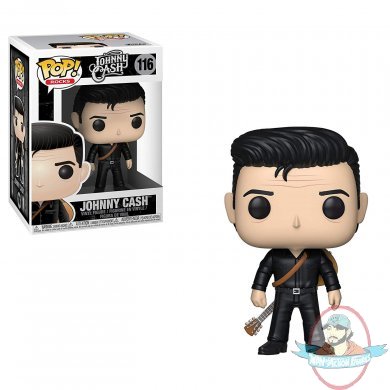 Pop! Rocks Johnny Cash: Johnny Cash in Black #116 Vinyl Figure Funko