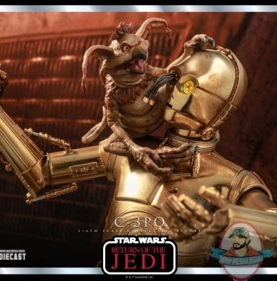 1/6 Star Wars ROTJ 40TH Anniversary C-3PO Hot Toys 912231
