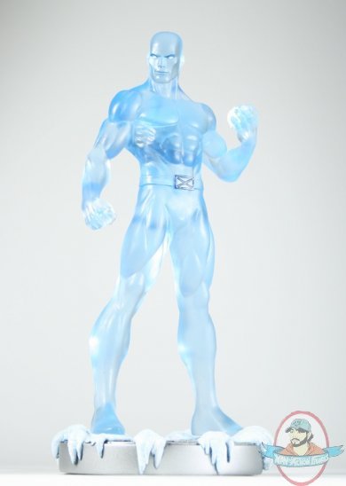 Marvel Clear Iceman Statue 12 inch Exclusive by Bowen Designs