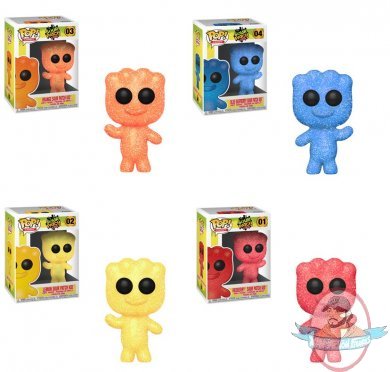 Pop! Candy Sour Patch Kids Set of 4 Vinyl Figures Funko