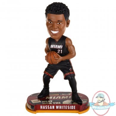 NBA Hassan Whiteside Miami Heat Legends of the Court Bobblehead