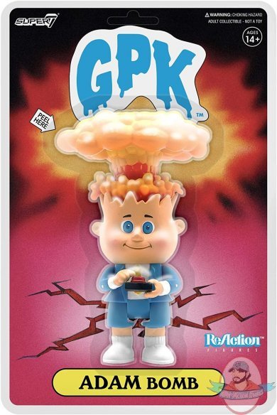 Super 7 Garbage Pail Kids Reaction Figure - Adam Bomb (NYCC 2020)