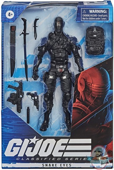 GI Joe Classified Series Snake Eyes 6 inch Figure Hasbro