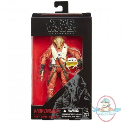 Star Wars: The Force Awakens Black Series 6" X-Wing Pilot Asty Hasbro