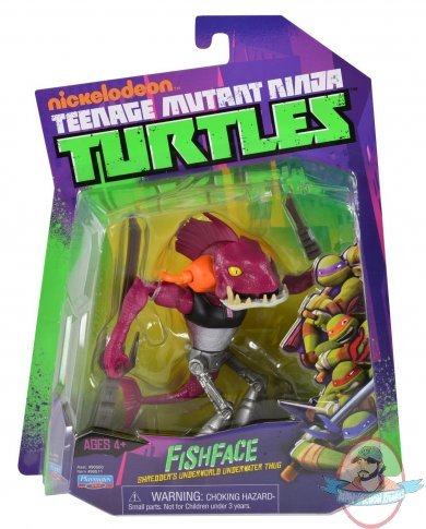 Teenage Mutant Ninja Turtles Fish Face Action Figure Playmates