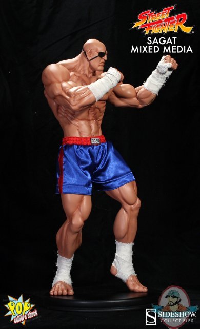 1/4 Scale Street Fighter 21" inch Sagat Statue by PopCultureShock