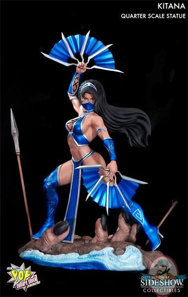 1/4 Scale Mortal Kombat Kitana Statue by Pop Culture Shock