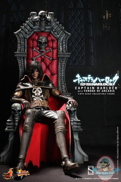 1/6 Movie Masterpiece Captain Harlock with Throne of Arcadia Hot Toys 1/6 Movie Masterpiece Captain Harlock with Throne of Arcadia Hot Toys