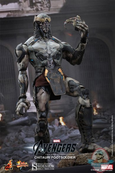 Marvel 1/6 Movie Masterpiece Chitauri Footsoldier Figure Hot Toys Marvel 1/6 Movie Masterpiece Chitauri Footsoldier Figure Hot Toys