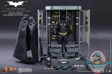 1/6 Scale The Dark Knight Batman Armory with Batman Hot Toys 1/6 Scale The Dark Knight Batman Armory with Batman Hot Toys