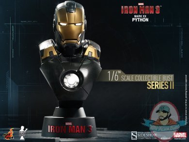 1/6 Iron Man 3 Series 2 Iron Man Mark 20 Python Bust Hot Toys 1/6 Iron Man 3 Series 2 Iron Man Mark 20 Python Bust Hot Toys