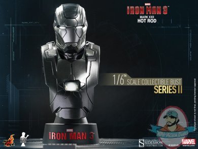 Iron Man 3 Series 2 Iron Man Mark 22 Hot Rod Collectible Bust Hot Toys Iron Man 3 Series 2 Iron Man Mark 22 Hot Rod Collectible Bust Hot Toys