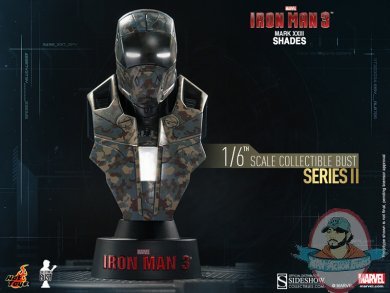 Iron Man 3 Series 2 Iron Man Mark 23 Shades Collectible Bust Hot Toys Iron Man 3 Series 2 Iron Man Mark 23 Shades Collectible Bust Hot Toys