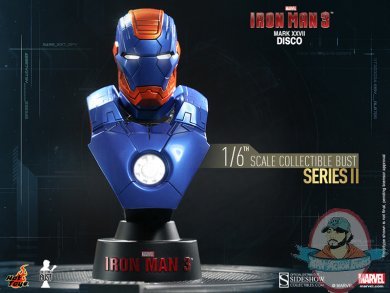1/6 Iron Man 3 Series 2 Iron Man Mark 27 Disco Bust Hot Toys 1/6 Iron Man 3 Series 2 Iron Man Mark 27 Disco Bust Hot Toys