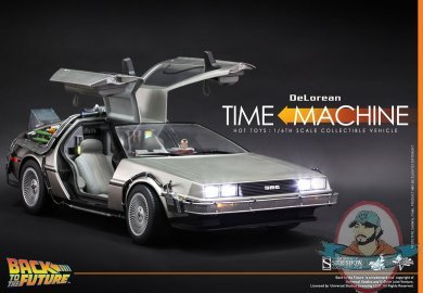 1/6 Scale Back to the Future DeLorean Vehicle Hot Toys Used JC 1/6 Scale Back to the Future DeLorean Vehicle Hot Toys Used JC