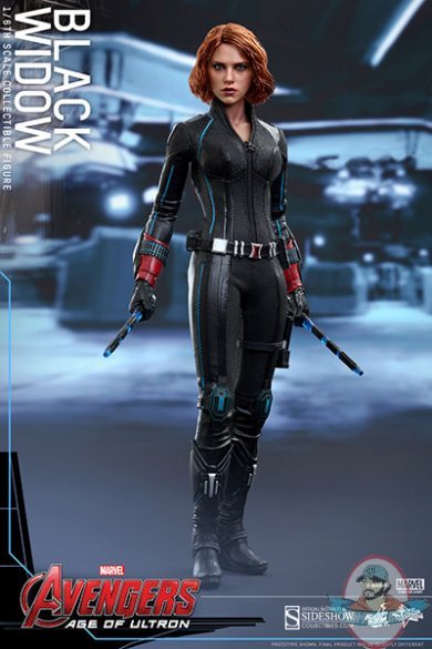 1/6 Avengers Age of Ultron Black Widow Movie Masterpiece Hot Toys 1/6 Avengers Age of Ultron Black Widow Movie Masterpiece Hot Toys